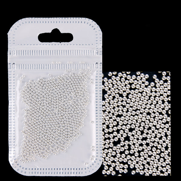 0.6-2.0mm Nail Art Caviar Bead Rhinestone for Nails Micro Steel Ball Decorations 2438 - Artlalic Nail Art Manicure Makeup Beauty Fashion