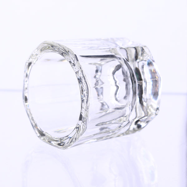 Clear Nail Cup Crystal Bowl Acrylic Powder Liquid Holder Dappen Dish Container 0557 - Artlalic Nail Art Manicure Makeup Beauty Fashion