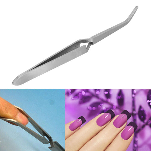 Acrylic UV Gel Tips Sculpture Tweezers Clip Pick Up Nail Art Multi Function 0621 - Artlalic Nail Art Manicure Makeup Beauty Fashion
