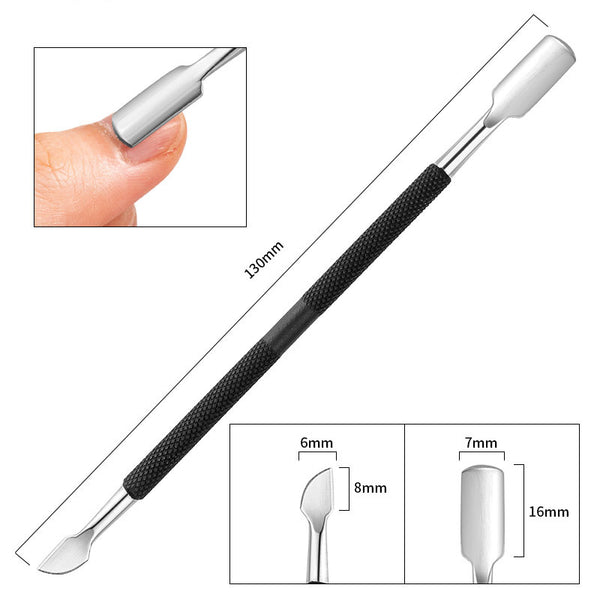Stainless Steel Cuticle Pusher Dead Skin Remover 1054