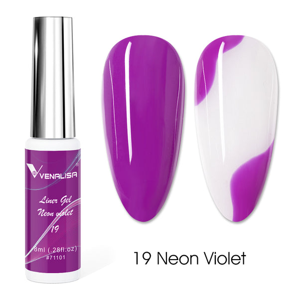 Venalisa 8ml Liner Gel French Tips Gel Nail Polish UV LED Painting Gel 4720