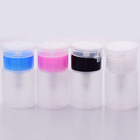 75ML Nail Art Pump Dispenser Bottle for Remover Cleaner Liquid Container Storage - Artlalic Nail Art Manicure Makeup Beauty Fashion