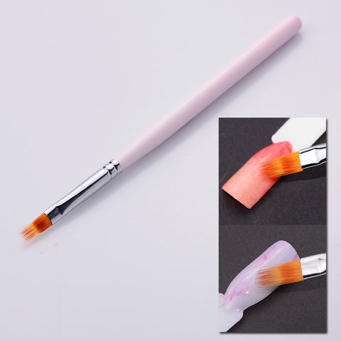 Gradient UV Gel Pen Drawing Painting Soft Brushes Pink Handle Manicure 1430 - Artlalic Nail Art Manicure Makeup Beauty Fashion