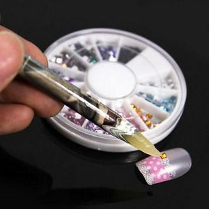 Pick Up Pen Wax Resin Rhinestones Picker Pencil Crafts Nail Art Long Size - Artlalic Nail Art Manicure Makeup Beauty Fashion