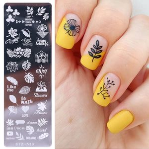 Nail Art Stamping Plates Fashion Lace Flower Cats Templates Polish Stamper DIY 2015 - Artlalic Nail Art Manicure Makeup Beauty Fashion