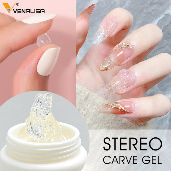 VENALISA Stereo Carve Gel Solid Nail Gel Polish 4573