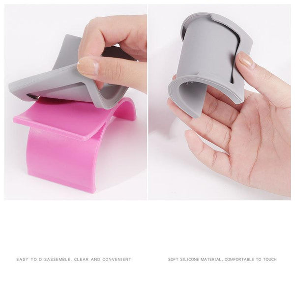 Nail Art Silicone Hand Pillow Arm Rest U Shape Holder 1295