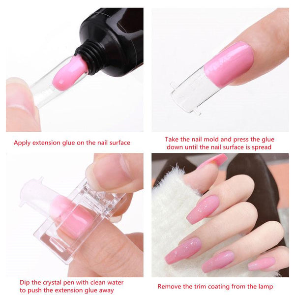 Nail Clips for Fix UV Gel Tips Shape Assistant Tool 0266