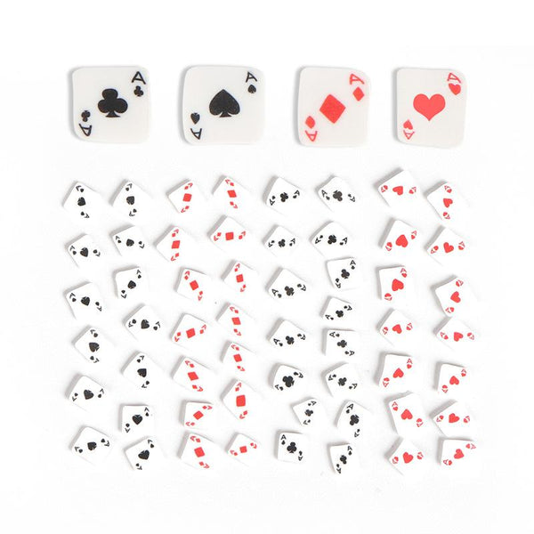 10g Poker Design Polymer Soft Clay Slices 4472