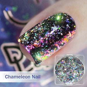 Nail Art Chameleon Aurora Laser Star Glitter Sequin Powder Flake Decoration Tips 1039 - Artlalic Nail Art Manicure Makeup Beauty Fashion
