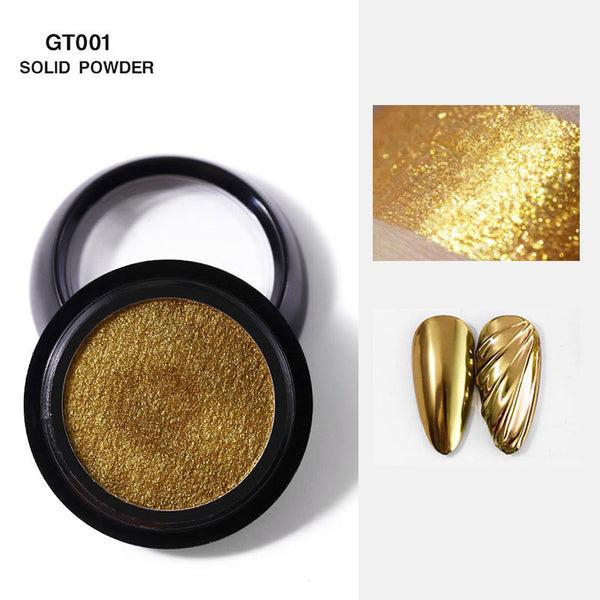 0.5g Nail Art Solid Powder Mirror Glitter Effect Nail Polishing Chrome Flakes Pigment 2583 - Artlalic Nail Art Manicure Makeup Beauty Fashion