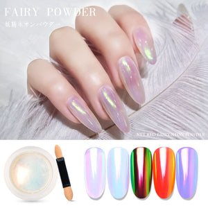 Mirror Glitter Nail Art Chrome Pigment Pearl Shell Mermaid Powder Gel Polish 2141 - Artlalic Nail Art Manicure Makeup Beauty Fashion