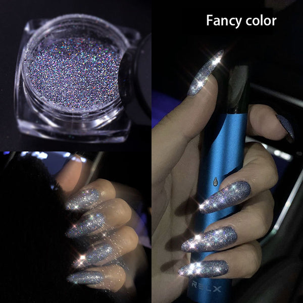 Disco Nightclub Charms Nail Glitter Powder Reflective Pigment Dust DIY Nail Art Decoration 2379 - Artlalic Nail Art Manicure Makeup Beauty Fashion